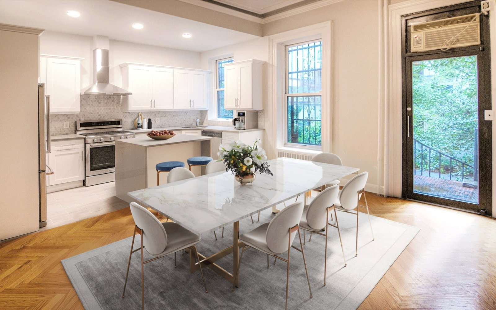 After virtual staging