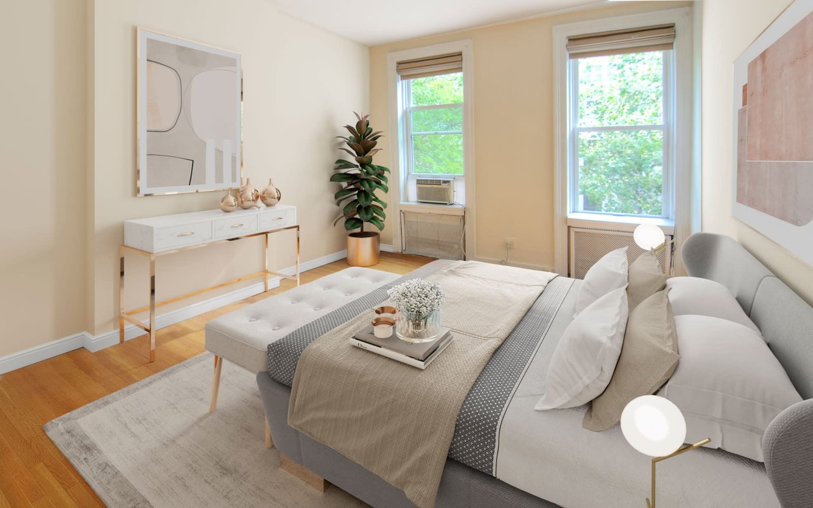 After virtual staging