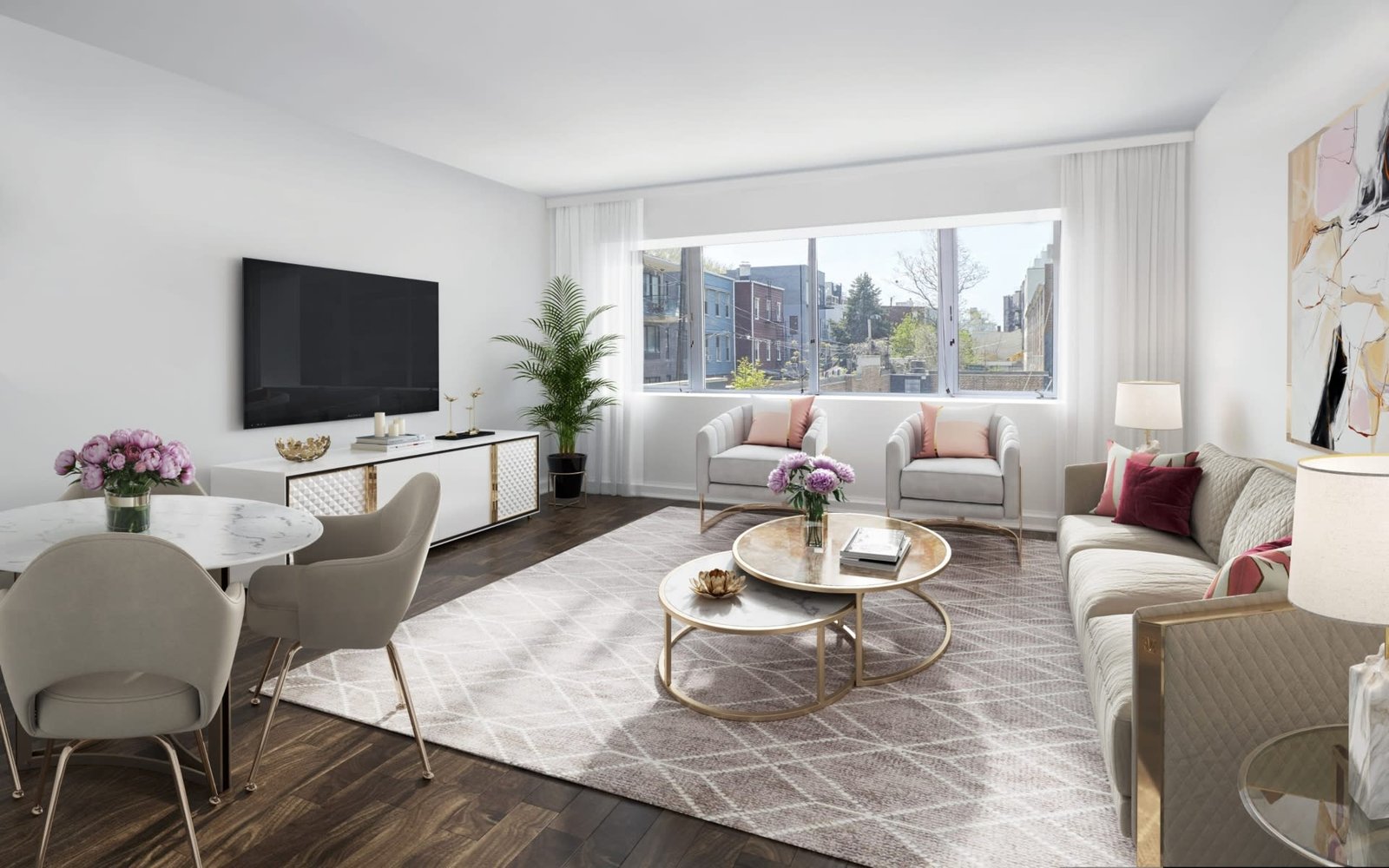 After virtual staging